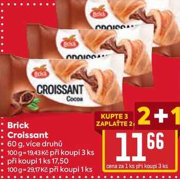 Brick Croissant 60 g, více druhů