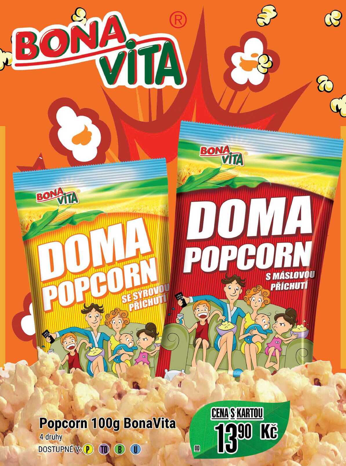 Popcorn 100g BonaVita 