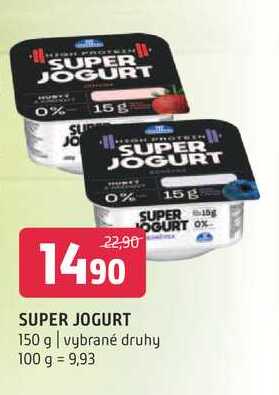 Super jogurt 150 g vybrané druhy 