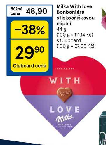Milka With love, 44 g