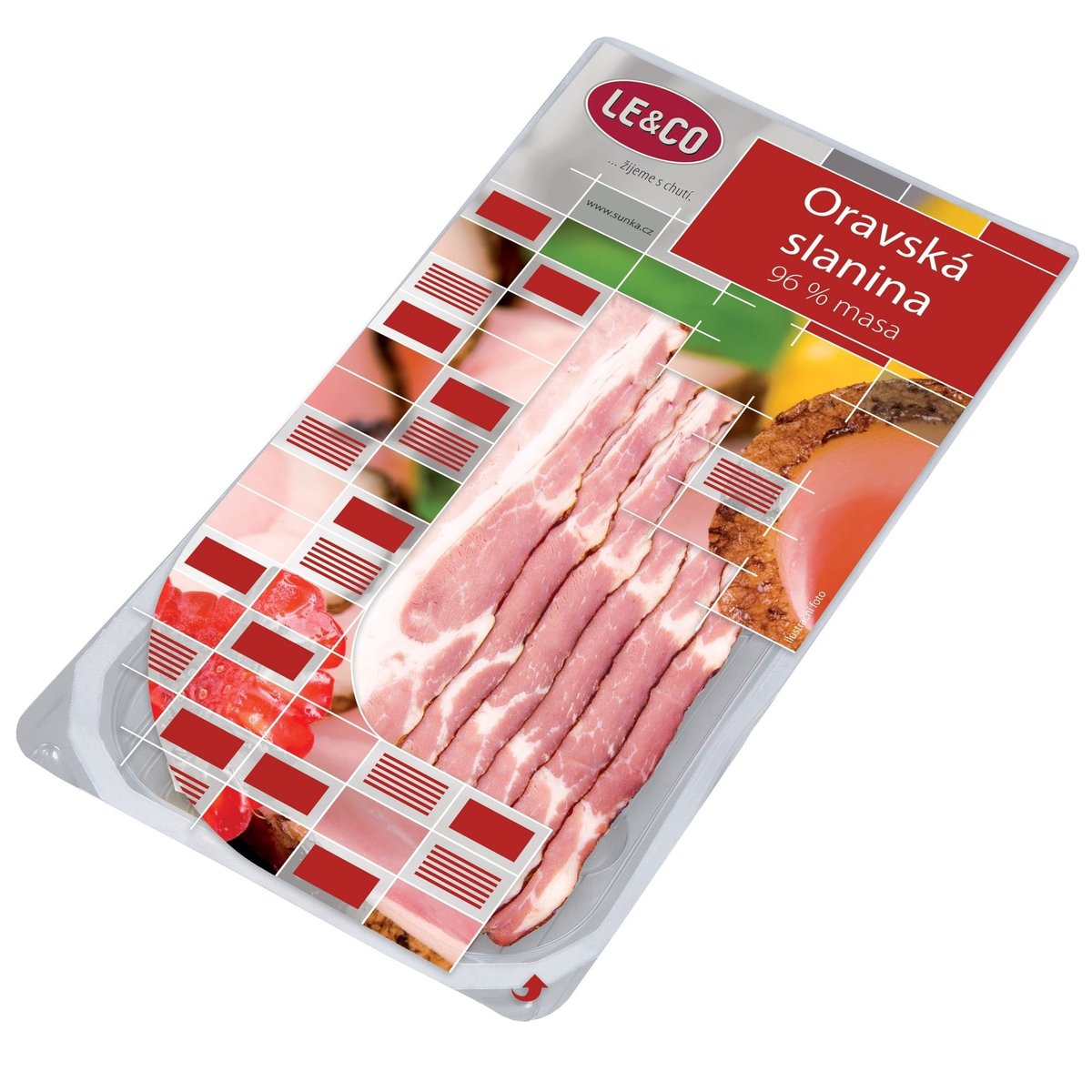 LE&CO Oravská slanina s obsahem masa 96 %