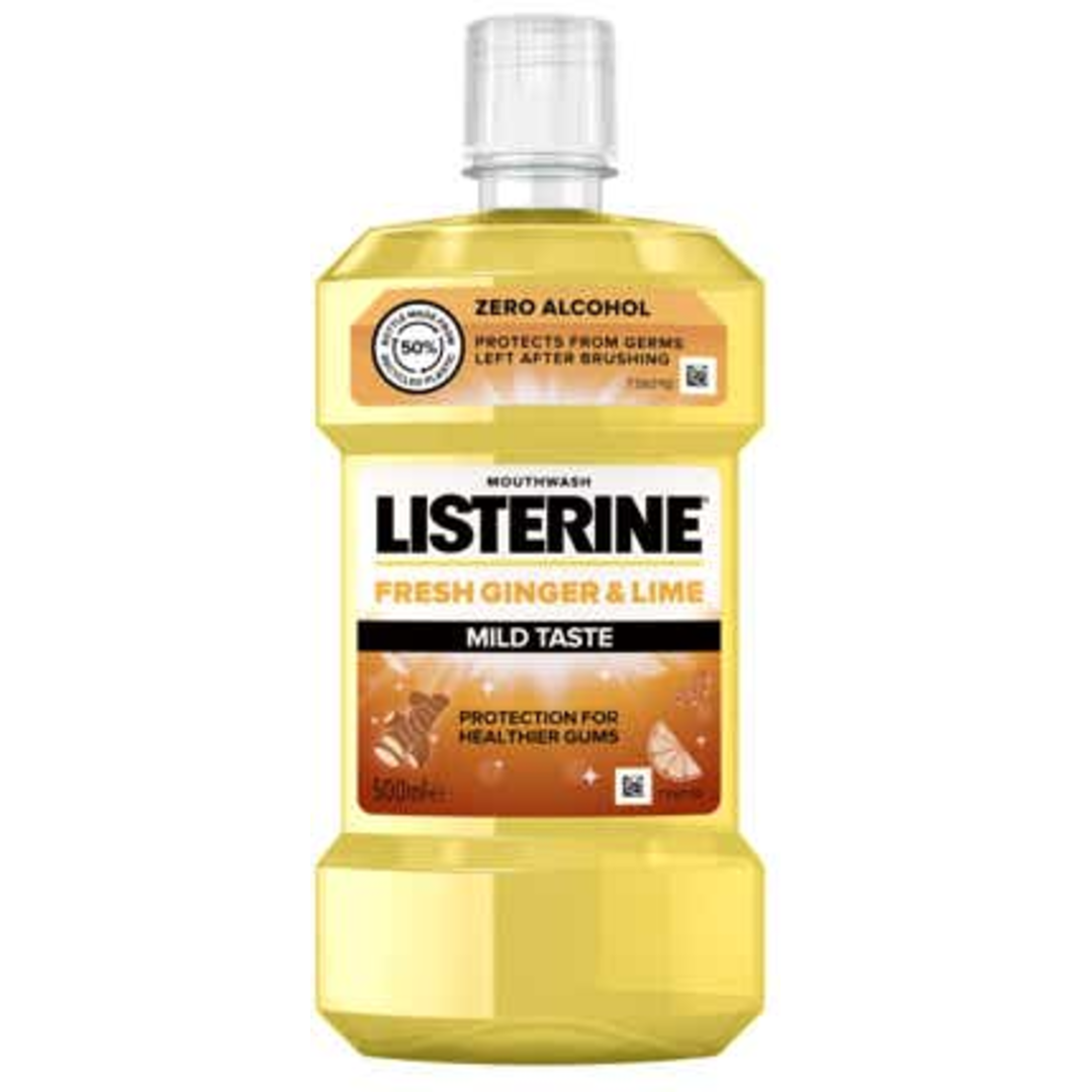 Listerine Fresh Ginger & Lime Mild Taste ústní voda