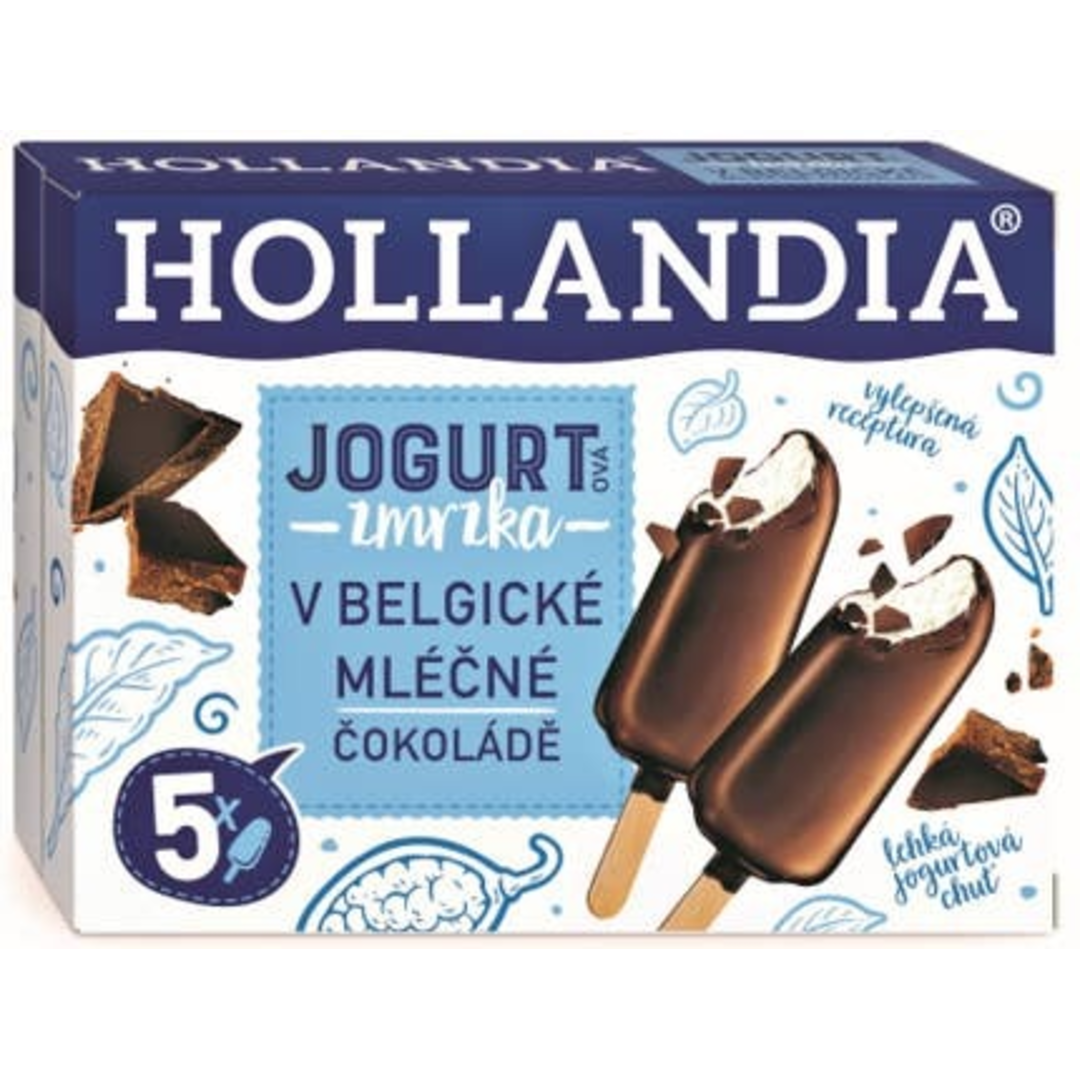 Hollandia Multipack  belgická mléčná zmrzlina 5x 50 ml