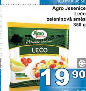 Agro Jesenice Lečo zeleninová směs 350 g
