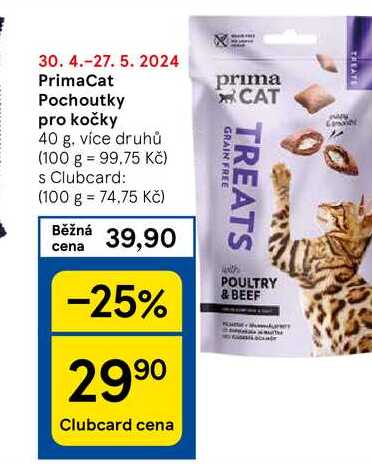 PrimaCat Pochoutky prima pro kočky, 40 g