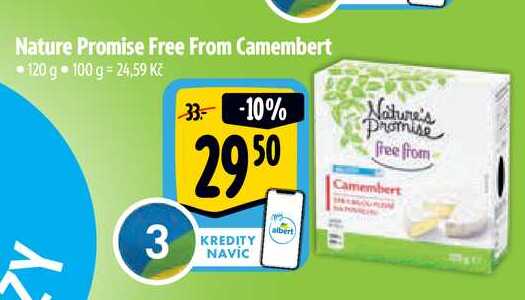 Nature Promise Free From Camembert 120 g  