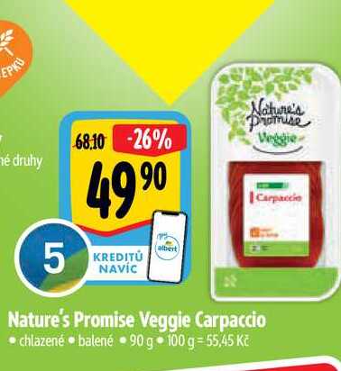   Nature's Promise Veggie Carpaccio 90 g