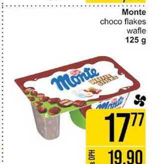 Monte Monte choco flakes wafle 125 g 