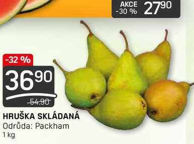 HRUŠKA SKLÁDANÁ Odrůda: Packham 1 kg 