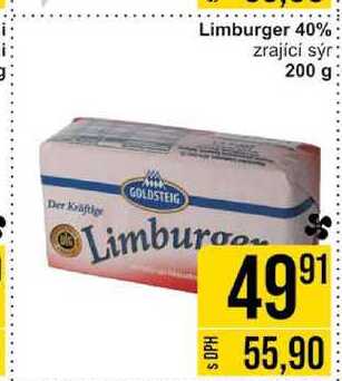 Limburger 40% zrající sýr 200 g
