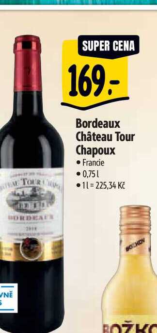  Bordeaux Château Tour Chapoux 0,75 l