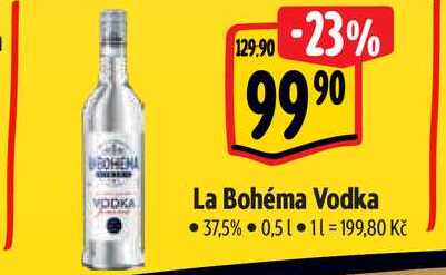   La Bohéma Vodka  0,5 l