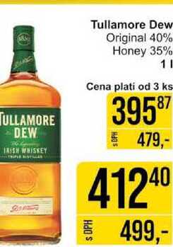 Tullamore Dew Original 40% Honey 35% 1l