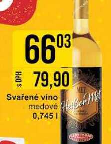 Svařené víno medové Haber Mat 0,745l