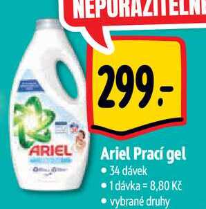 Ariel Prací gel, 34 dávek 