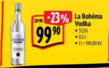 La Bohéma Vodka, 0,5 l