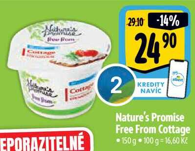Nature's Promise Free From Cottage, 150 g 