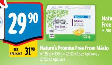 Nature's Promise Free From Máslo, 125 g