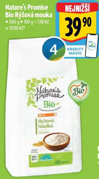 Nature's Promise Bio Rýžová mouka, 500 g 