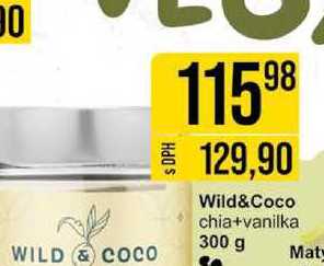 Wild&Coco chia+vanilka 300 g 