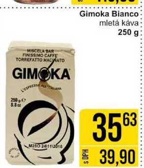 Gimoka Bianco mletá káva 250 g