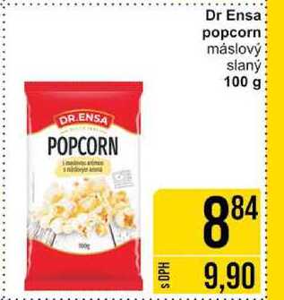 Dr Ensa popcorn máslový slaný 100 g 