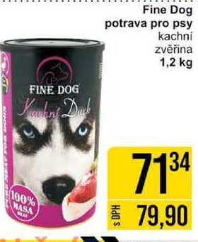 Fine Dog potrava pro psy kachni zvěřina FINE DOG 1,2 kg 