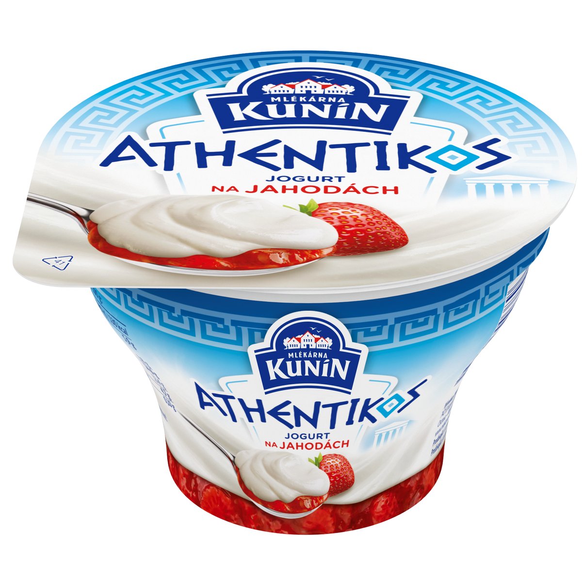 Mlékárna Kunín Athentikos jogurt na jahodách