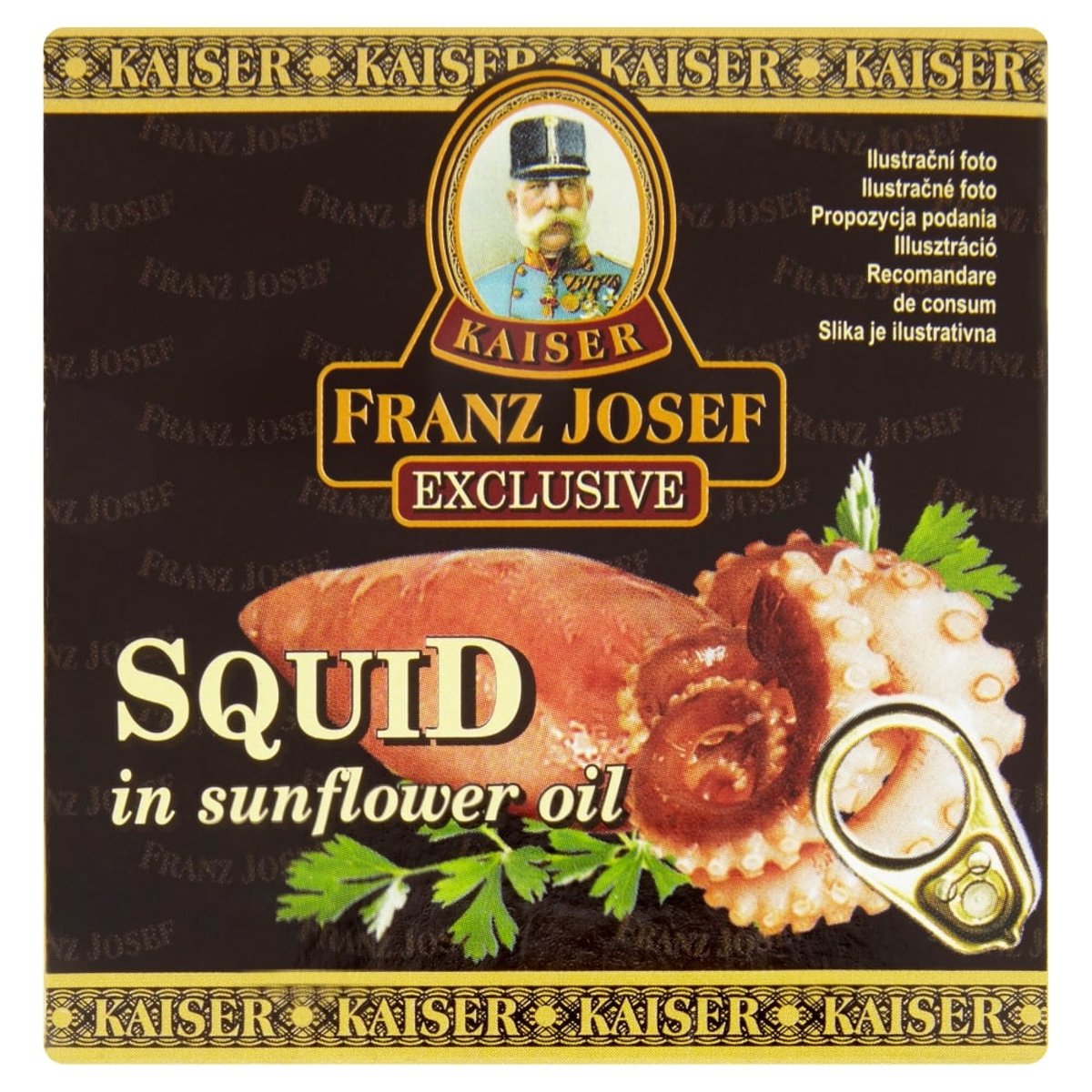 Franz Josef Kaiser Kalamáry ve slunečnicovém oleji