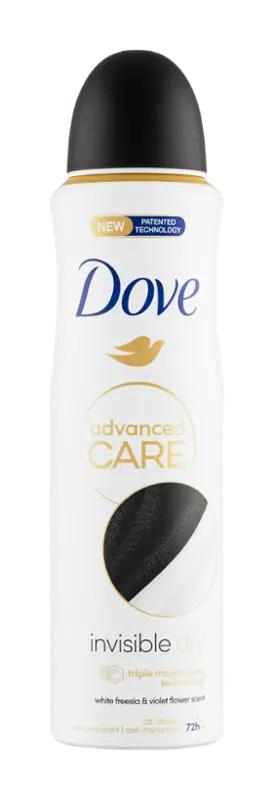Dove Antiperspirant sprej pro ženy Care Invisible Dry, 150 ml