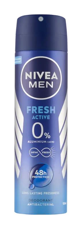 NIVEA Men Deodorant sprej pro muže Fresh Active, 150 ml