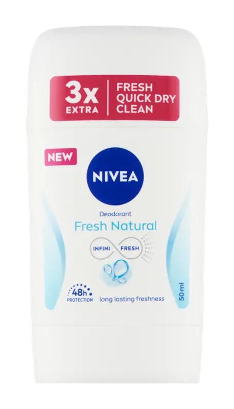 NIVEA Deodorant tuhý pro ženy Fresh Natural, 50 ml