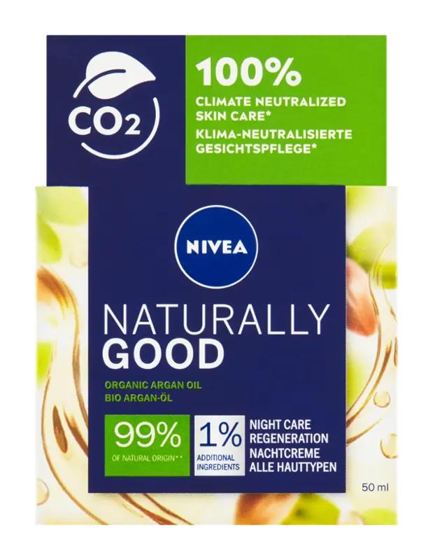 NIVEA Regenerační noční krém Naturally Good, 50 ml