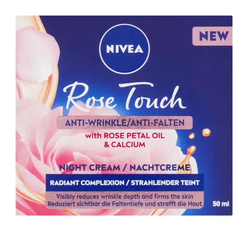NIVEA Nivea noční krém proti vráskám Rose Touch, 50 ml