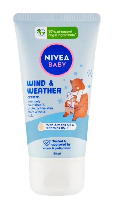 NIVEA Baby Krém proti chladu a větru, 50 ml