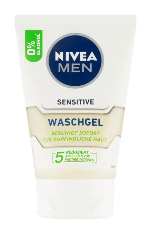 NIVEA Men Čisticí gel Sensitive, 100 ml
