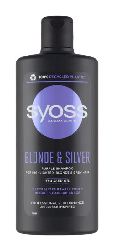 Syoss Šampon Blonde & Silver, 440 ml