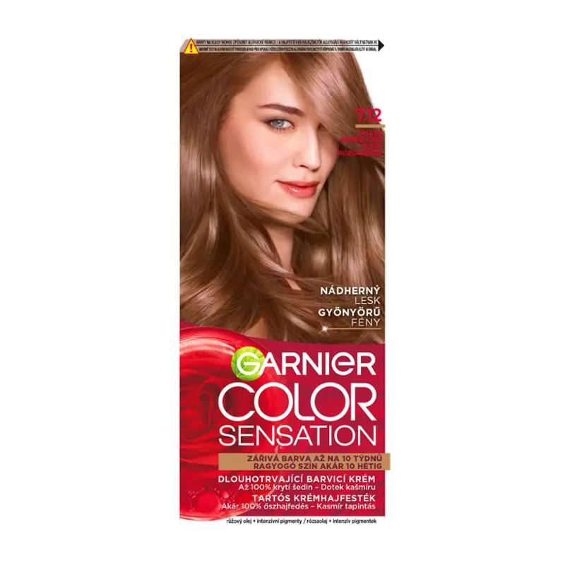 Garnier Barva na vlasy Color Sensation 7.12 tmavá roseblond, 1 ks