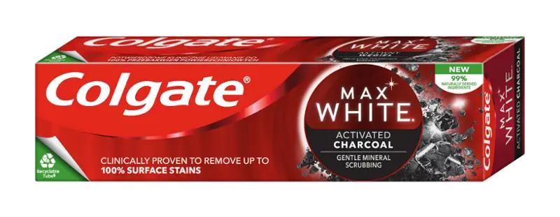 Colgate Zubní pasta Max White Charcoal, 75 ml
