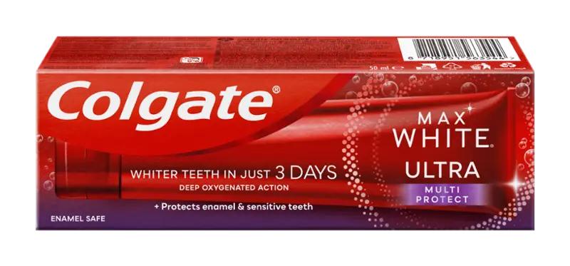 Colgate Zubní pasta Max White Ultra Multiprotect, 50 ml