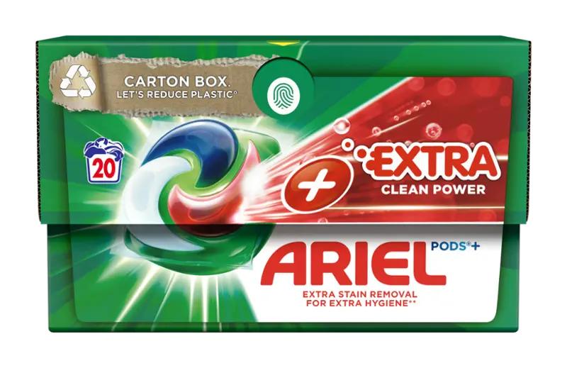 Ariel Prací kapsle All-in-1 PODS +Extra Clean Power, 20 pd