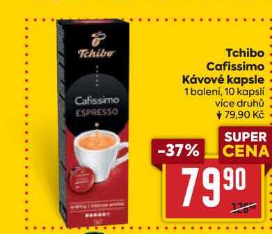 Tchibo Cafissimo Kávové kapsle 1 balení, 10 kapslí 