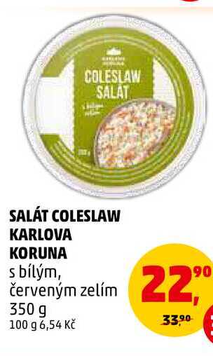 SALÁT COLESLAW KARLOVA KORUNA, 350 g