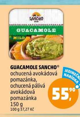GUACAMOLE SANCHO, 150 g 