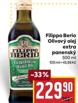 Filippo Berio Olivový olej extra panenský 500 ml