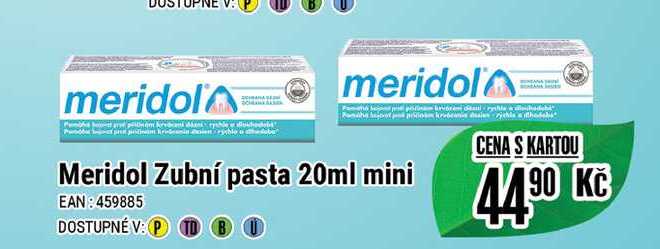 Meridol Zubní pasta 20ml mini  