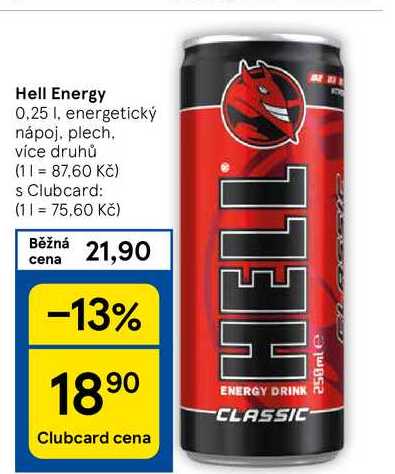 Hell Energy, 0,25 l