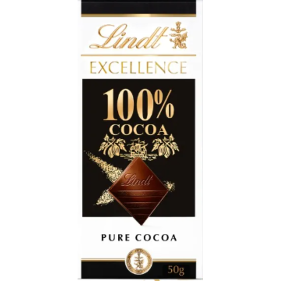 Lindt Excellence Extra hořká 100% kakaa