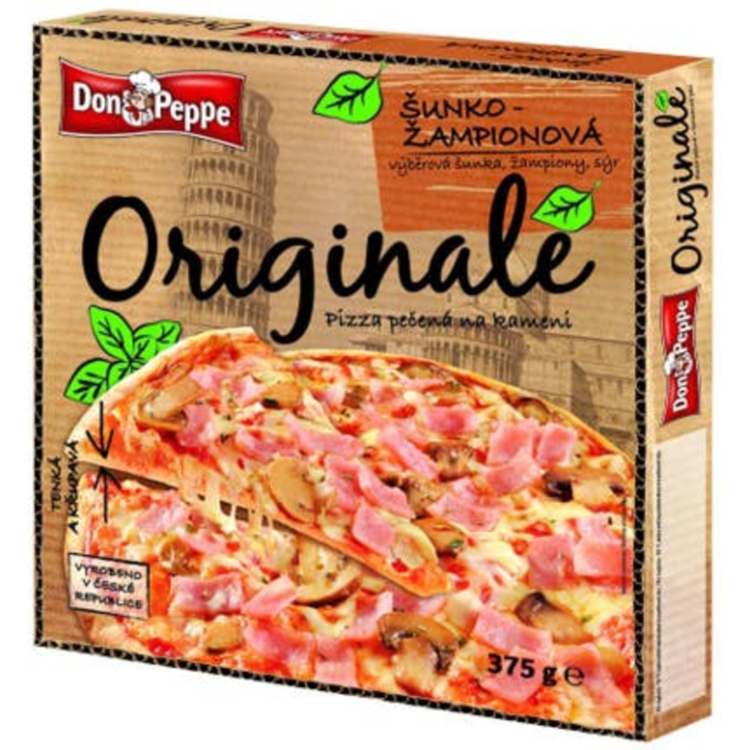 Don Peppe Originale Pizza Šunka a žampiony