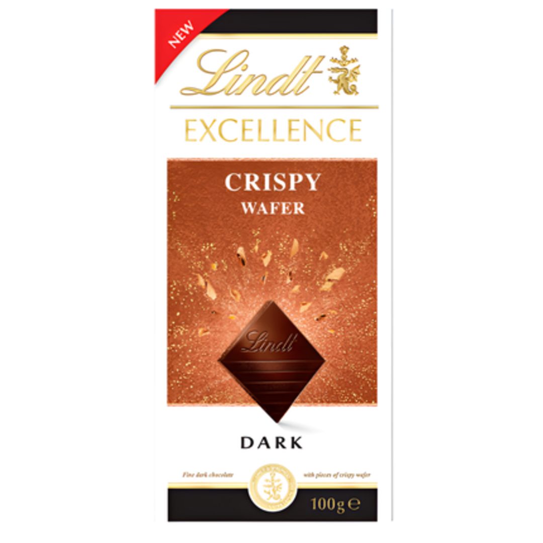Lindt Excellence Dark Crispy Wafer